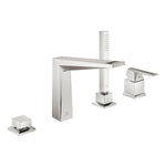 Grohe Allure Brilliant Private Collection 4 Delikli Küvet Bataryası (Sıva Üstü Grubu), Paslanmaz Çelik - alternatif görünüm - GROHE 29523DC0