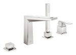 Grohe Allure Brilliant Private Collection 4 Delikli Küvet Bataryası (Sıva Üstü Grubu), Paslanmaz Çelik - GROHE 29525DC0