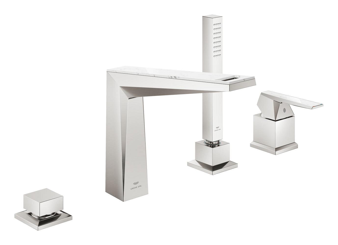 Grohe Allure Brilliant Private Collection 4 Delikli Küvet Bataryası (Sıva Üstü Grubu), Paslanmaz Çelik - GROHE 29525DC0