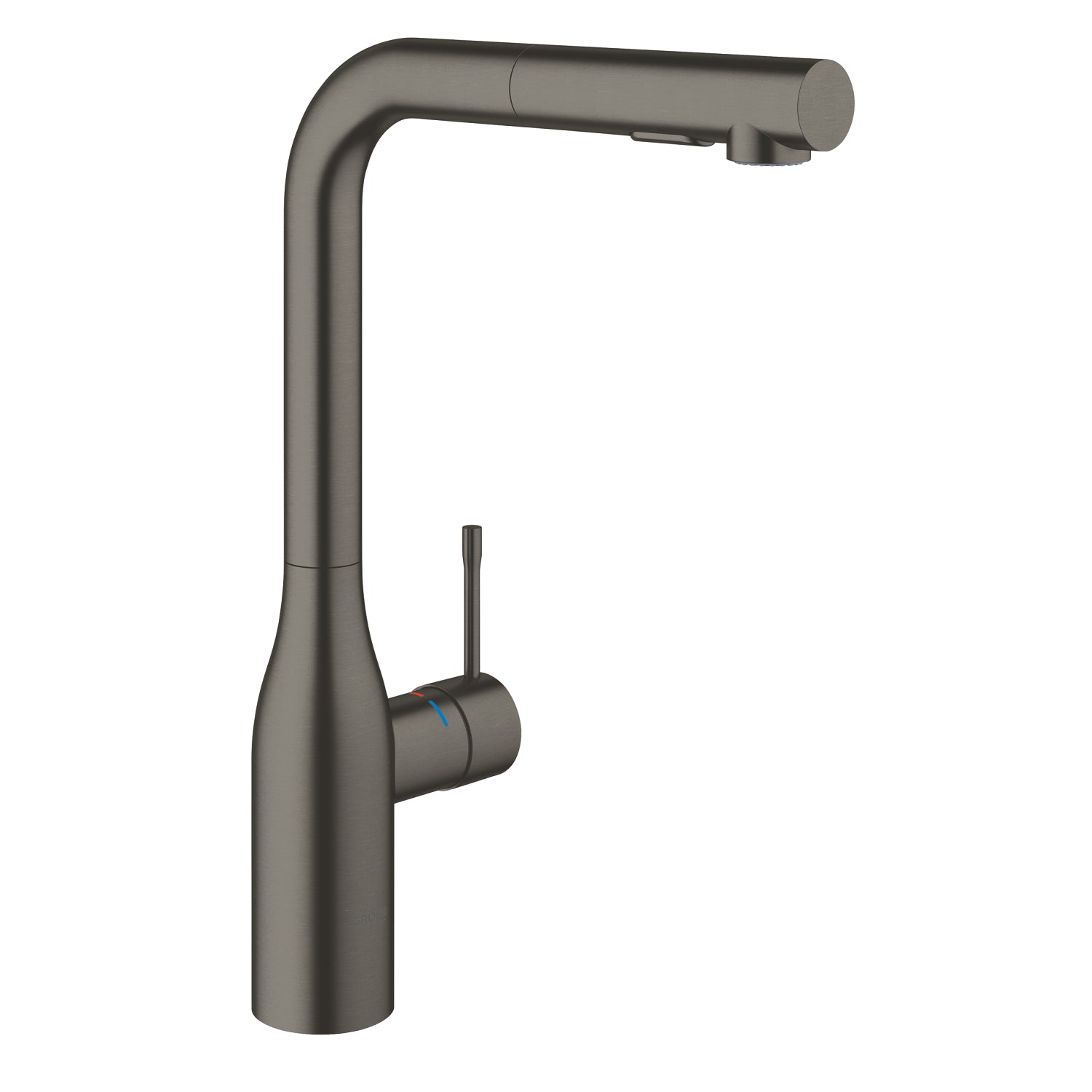 Grohe Essence Spiralli Eviye Bataryası, L Başlıklı, Fırçalı Sert Grafit - alternatif görünüm - GROHE 30270AL0