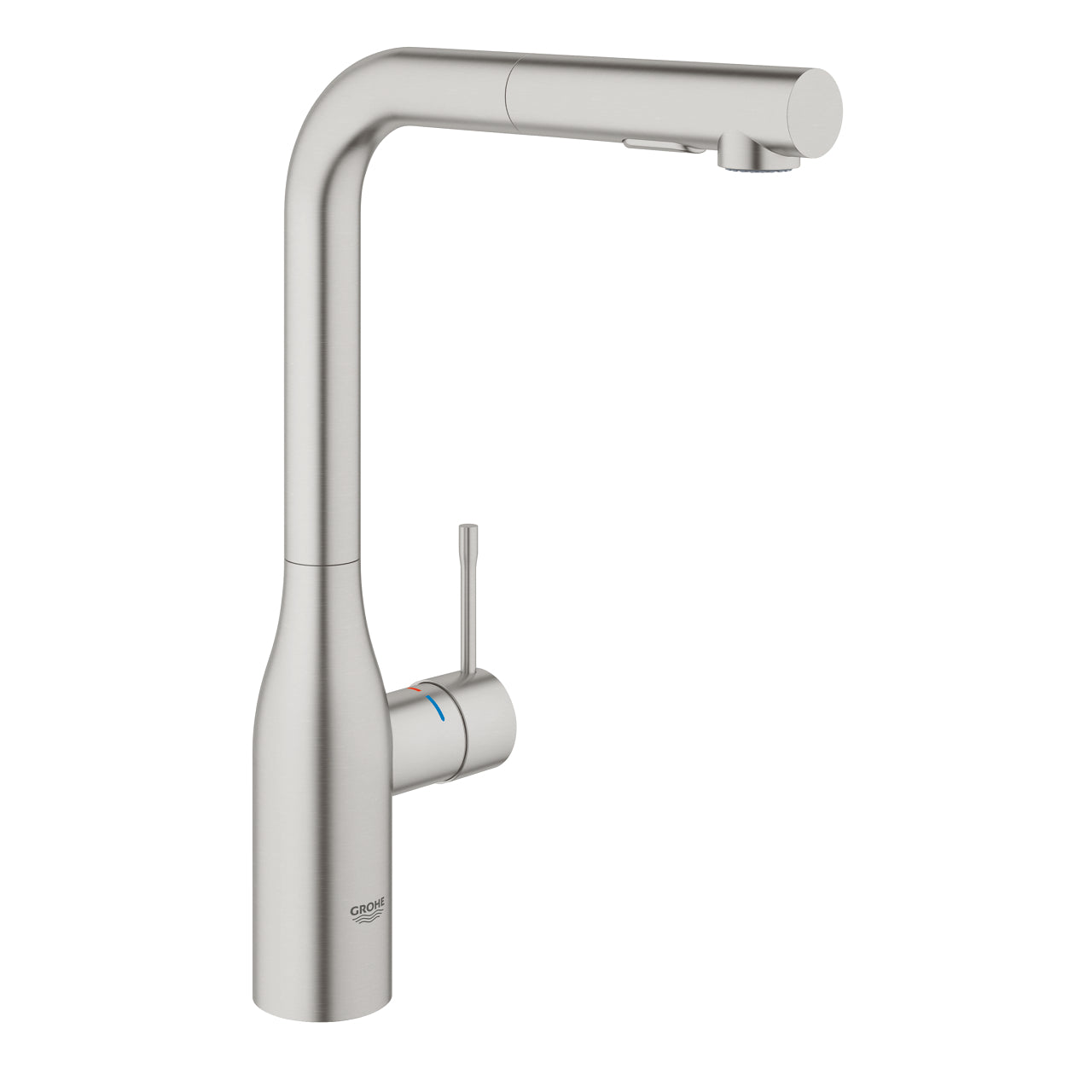 Grohe Essence Spiralli Eviye Bataryası, L Başlıklı, Paslanmaz Çelik
