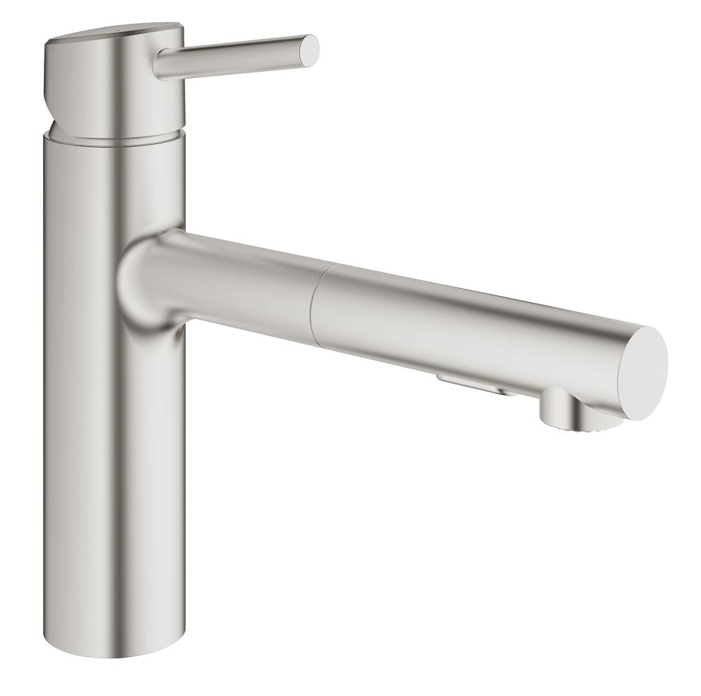 Grohe Concetto Spiralli Eviye Bataryası, Paslanmaz Çelik - GROHE 30273DC1