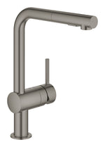 Grohe Minta Spiralli Eviye Bataryası, Fırçalı Sert Grafit - GROHE 30274AL0