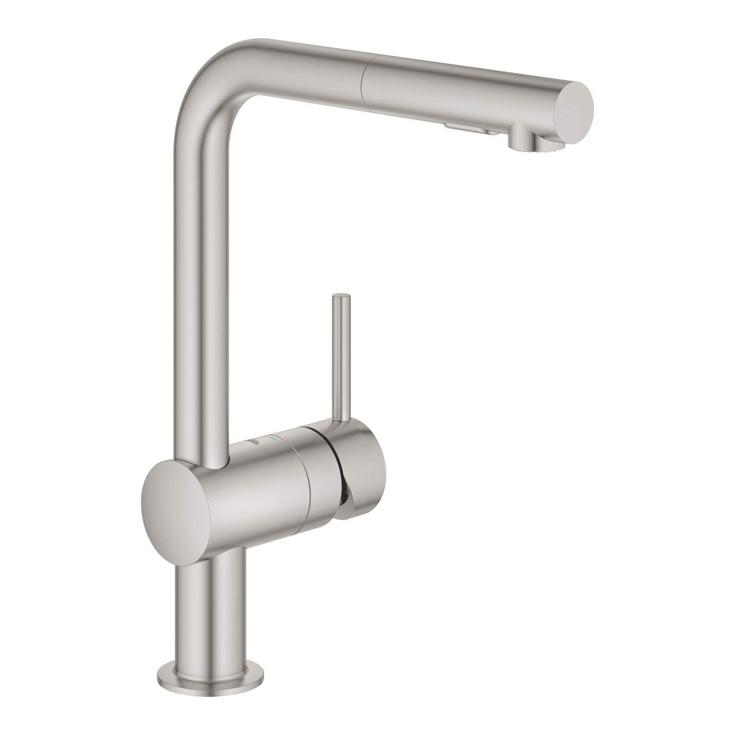 Grohe Minta Spiralli Eviye Bataryası, L Başlıklı, Paslanmaz Çelik - alternatif görünüm - GROHE 30274DC0