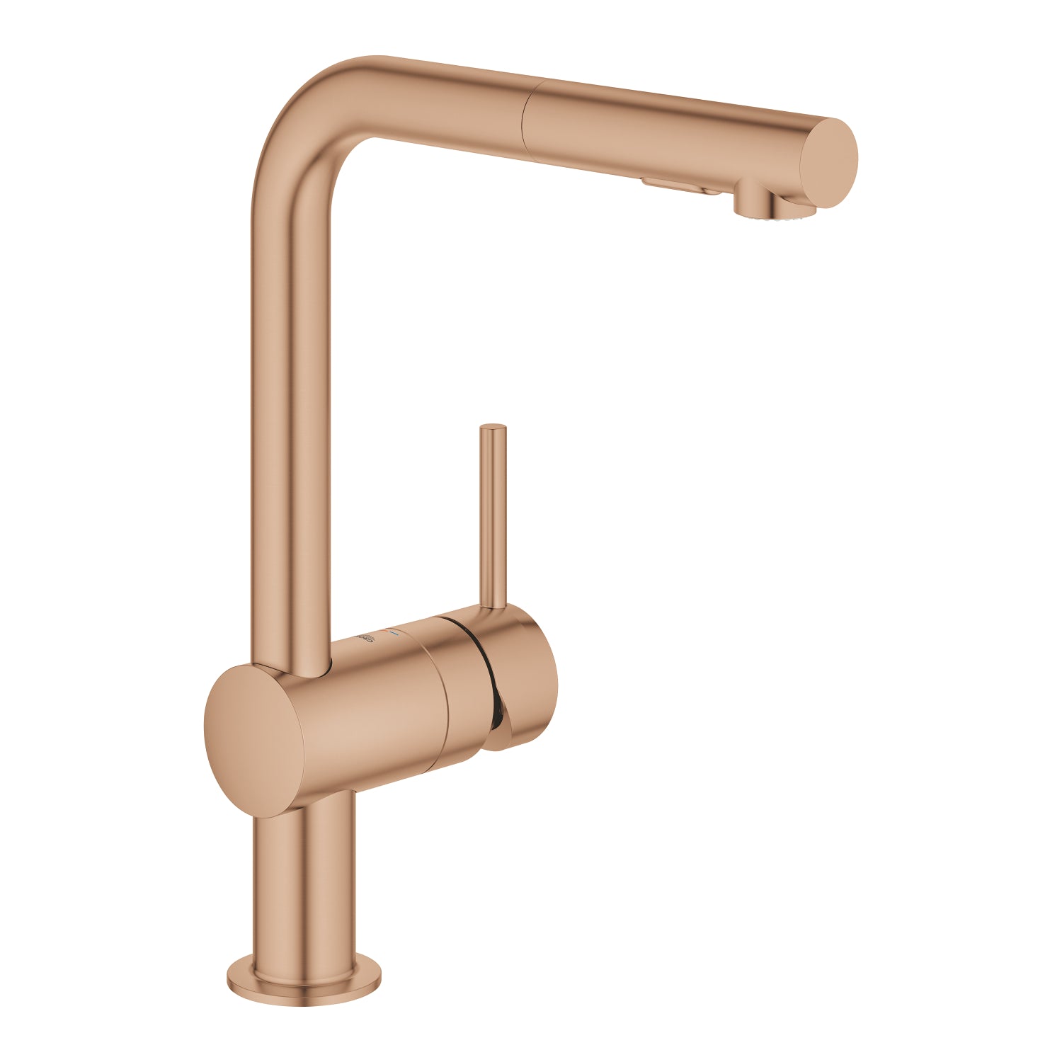 Grohe Minta Spiralli Eviye Bataryası, Fırçalı Bakır - alternatif görünüm - GROHE 30274DL0
