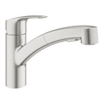 Grohe Eurosmart Spiralli Eviye Bataryası, Paslanmaz Çelik - alternatif görünüm - GROHE 30305DC1