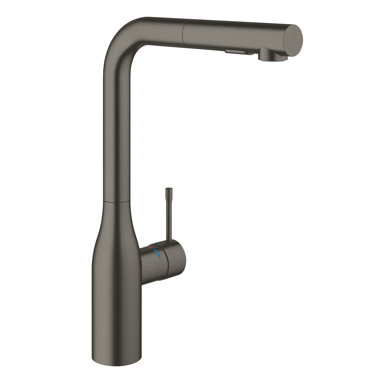 Grohe Essence Spiralli Eviye Bataryası, 2 Akışlı, Fırçalı Sert Grafit
