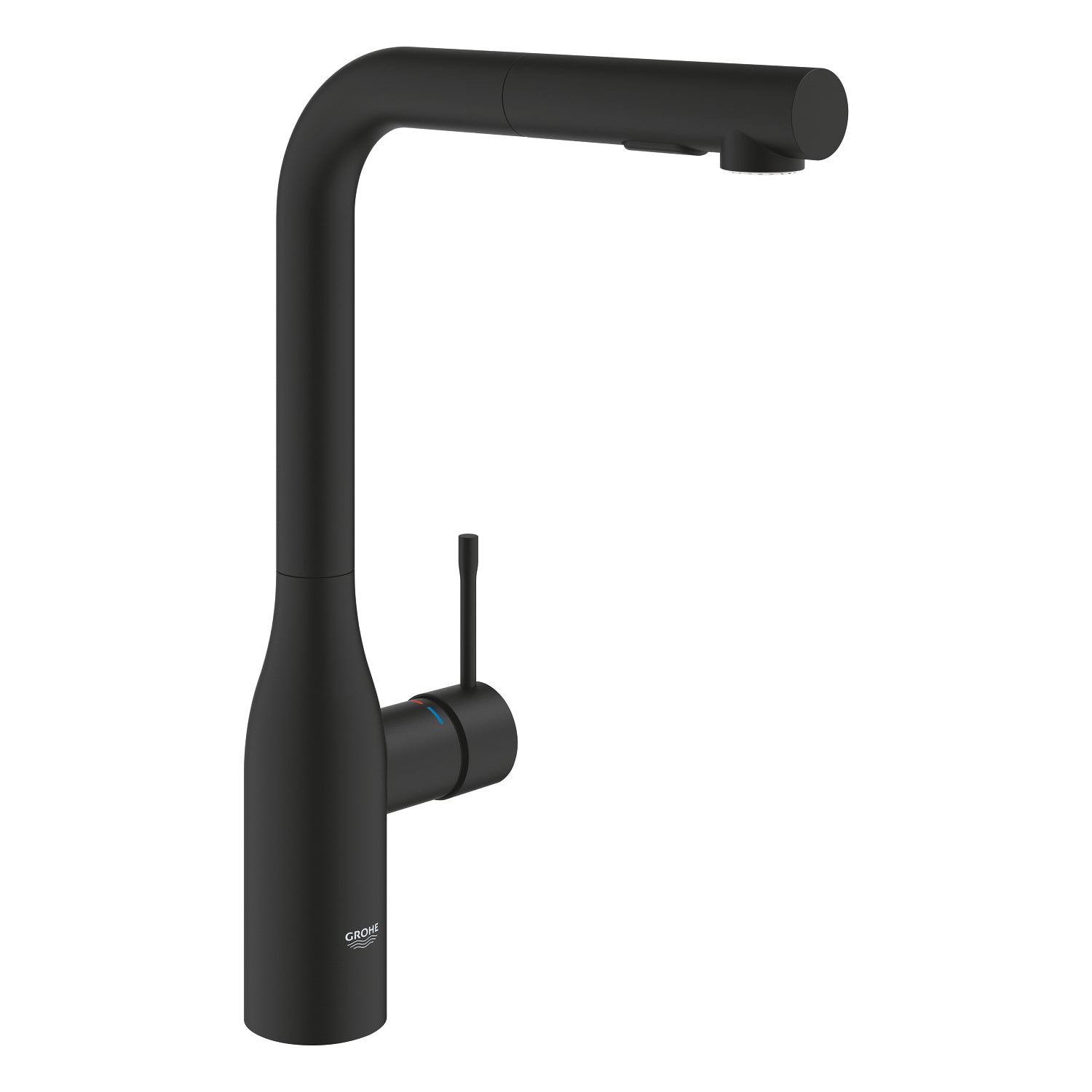Grohe Essence Spiralli Eviye Bataryası, 2 Akışlı, Hayalet Siyah - alternatif görünüm - GROHE 30504KF0