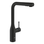 Grohe Essence Spiralli Eviye Bataryası, 2 Akışlı, Hayalet Siyah - alternatif görünüm - GROHE 30504KF0