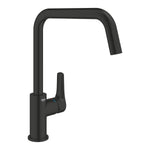 Grohe Eurosmart Kuğu Borulu Eviye Bataryası, Mat Siyah - alternatif görünüm - GROHE 305672430