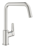Grohe Eurosmart Kuğu Borulu Eviye Bataryası, Paslanmaz Çelik - GROHE 30567DC0