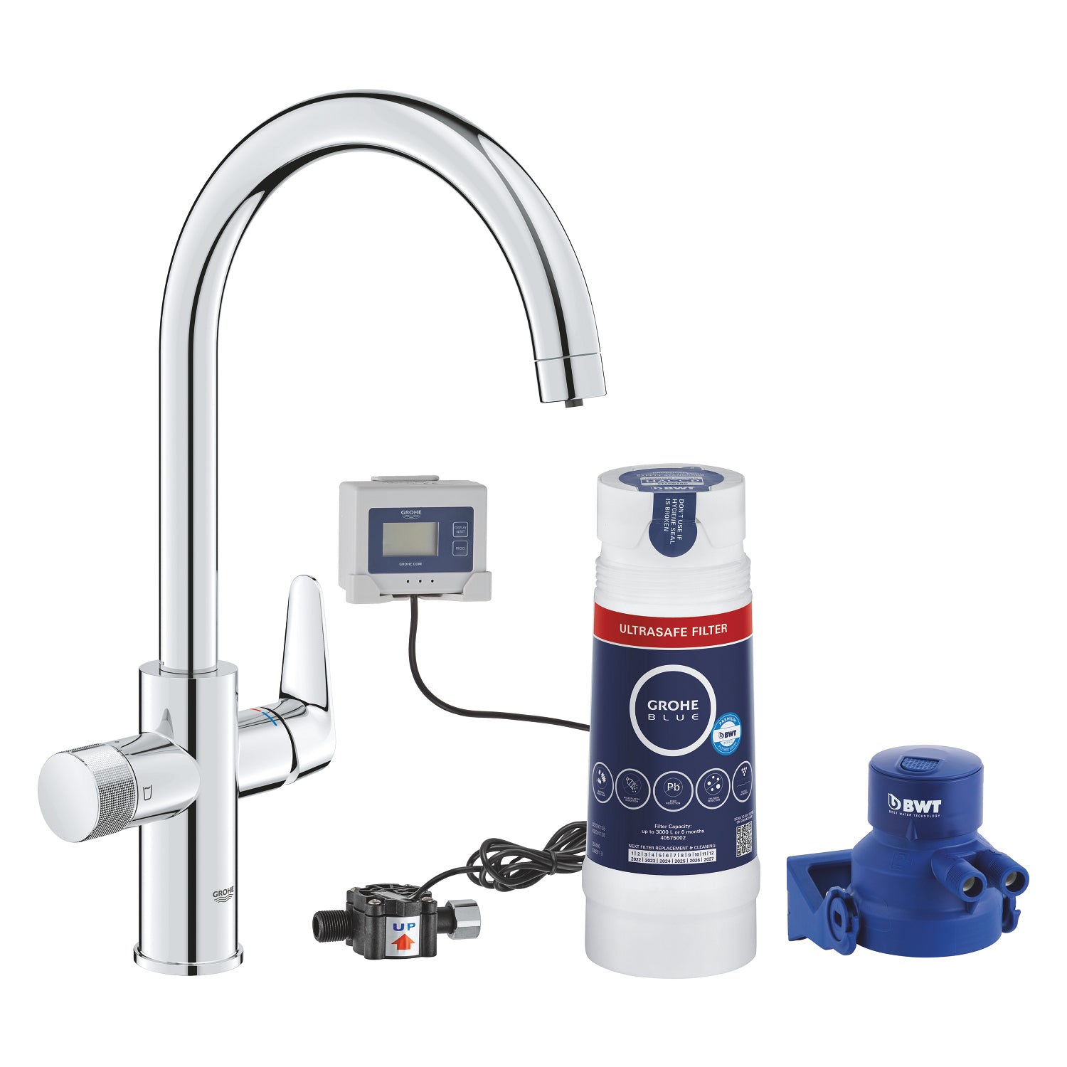 Grohe Blue Pure BauCurve Arıtmalı Eviye Bataryası Duo Başlangıç Seti - alternatif görünüm - GROHE 30582000