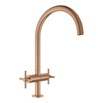 Grohe Atrio Kuğu Borulu Eviye Bataryası, Fırçalı Bakır - alternatif görünüm - GROHE 30609DL0
