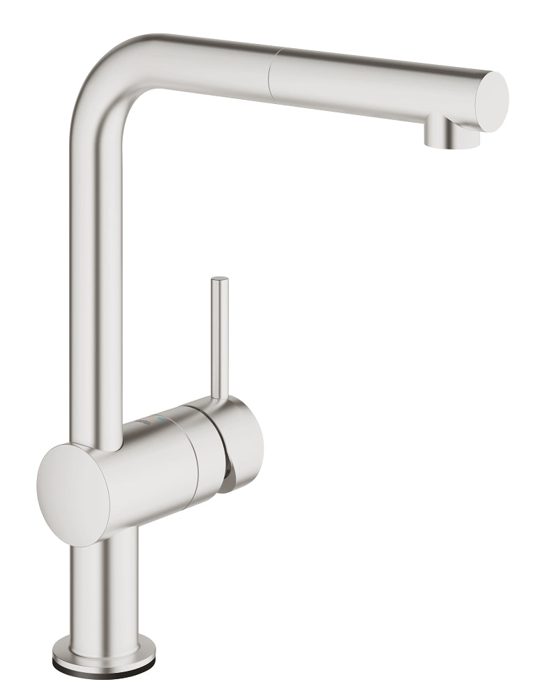 Grohe Minta Touch Elektronik Spiralli Eviye Bataryası, Paslanmaz Çelik - GROHE 31360DC1