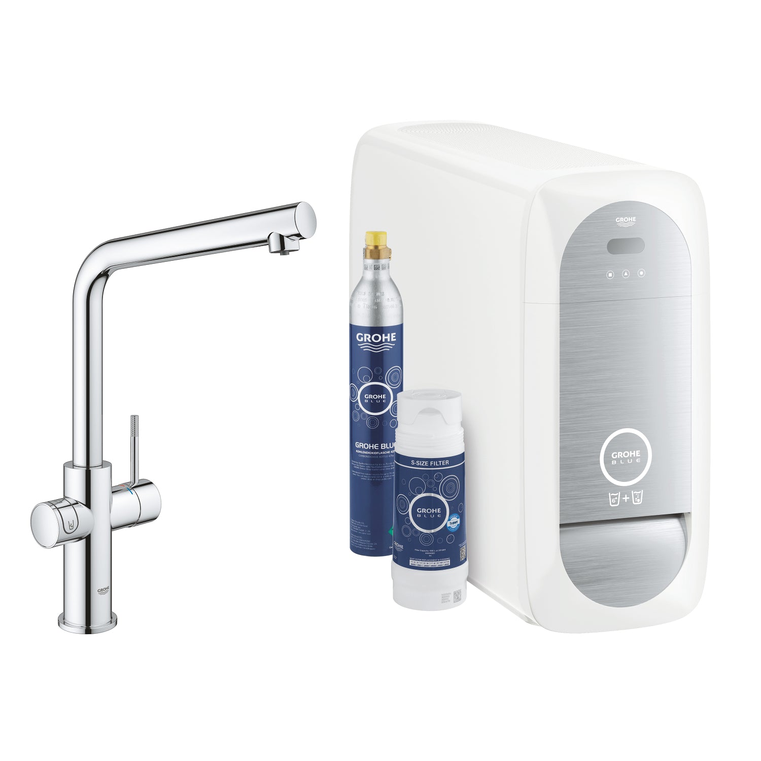 Grohe Blue Home Arıtmalı İçme Suyu ve Soda Yapan Eviye Bataryası - alternatif görünüm - GROHE 31454001