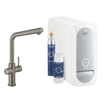 Grohe Blue Home Arıtmalı İçme Suyu ve Soda Yapan Eviye Bataryası, Fırçalı Sert Grafit - alternatif görünüm - GROHE 31454AL1