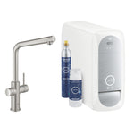 Grohe Blue Home Arıtmalı İçme Suyu ve Soda Yapan Eviye Bataryası, Paslanmaz Çelik - alternatif görünüm - GROHE 31454DC1