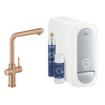 Grohe Blue Home Arıtmalı İçme Suyu ve Soda Yapan Eviye Bataryası, Fırçalı Bakır - alternatif görünüm - GROHE 31454DL1