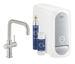 Grohe Blue Home Arıtmalı İçme Suyu ve Soda Yapan Eviye Bataryası, Paslanmaz Çelik - GROHE 31456DC1