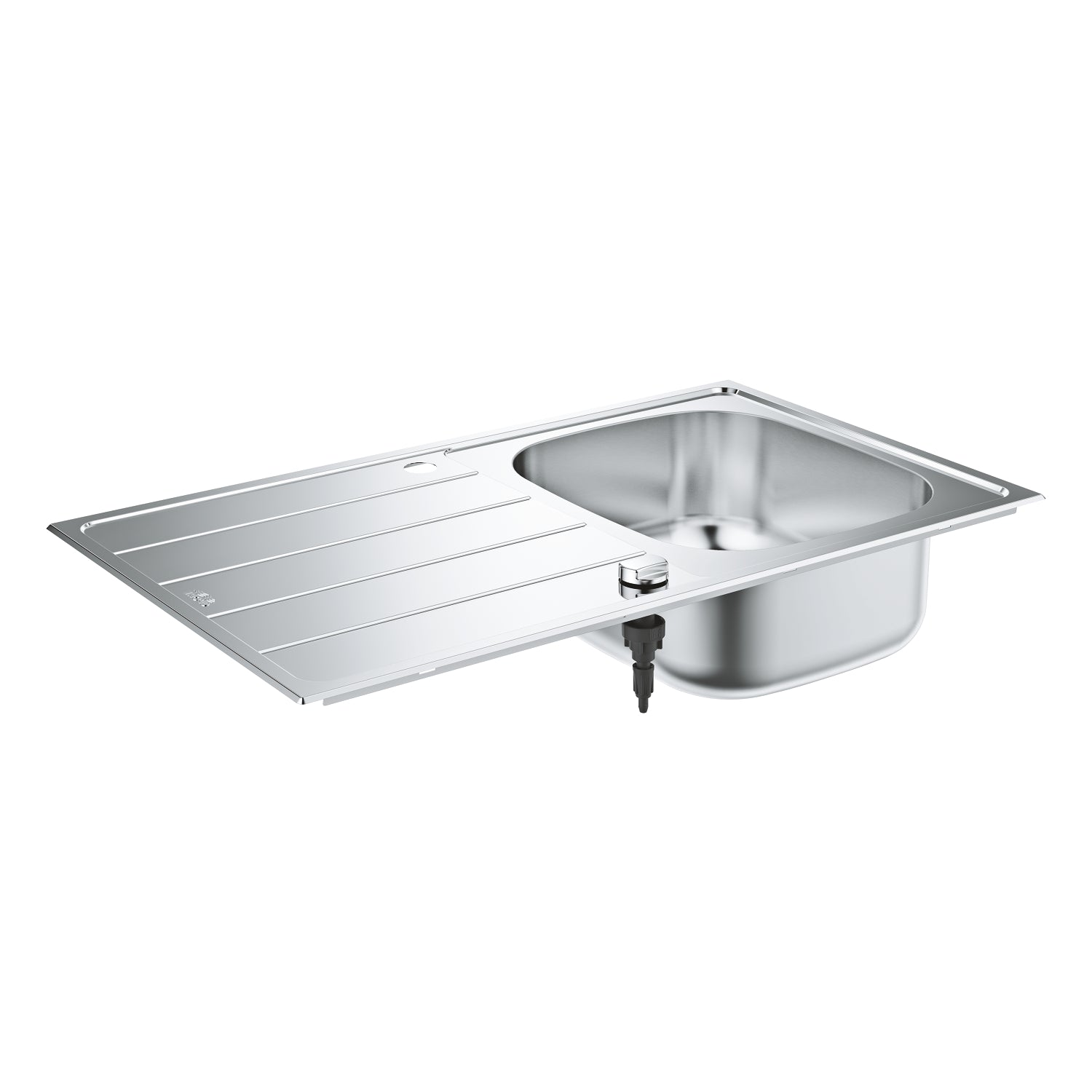Grohe K200 Damlalıklı Tek Gözlü Eviye, Paslanmaz Çelik - alternatif görünüm - GROHE 31552SD1