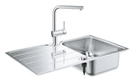 Grohe Minta El Duşlu Mutfak Bataryası ve Eviye Seti (Sağ-Sol Damlalıklı, 86x50 cm) - GROHE 31573SD1