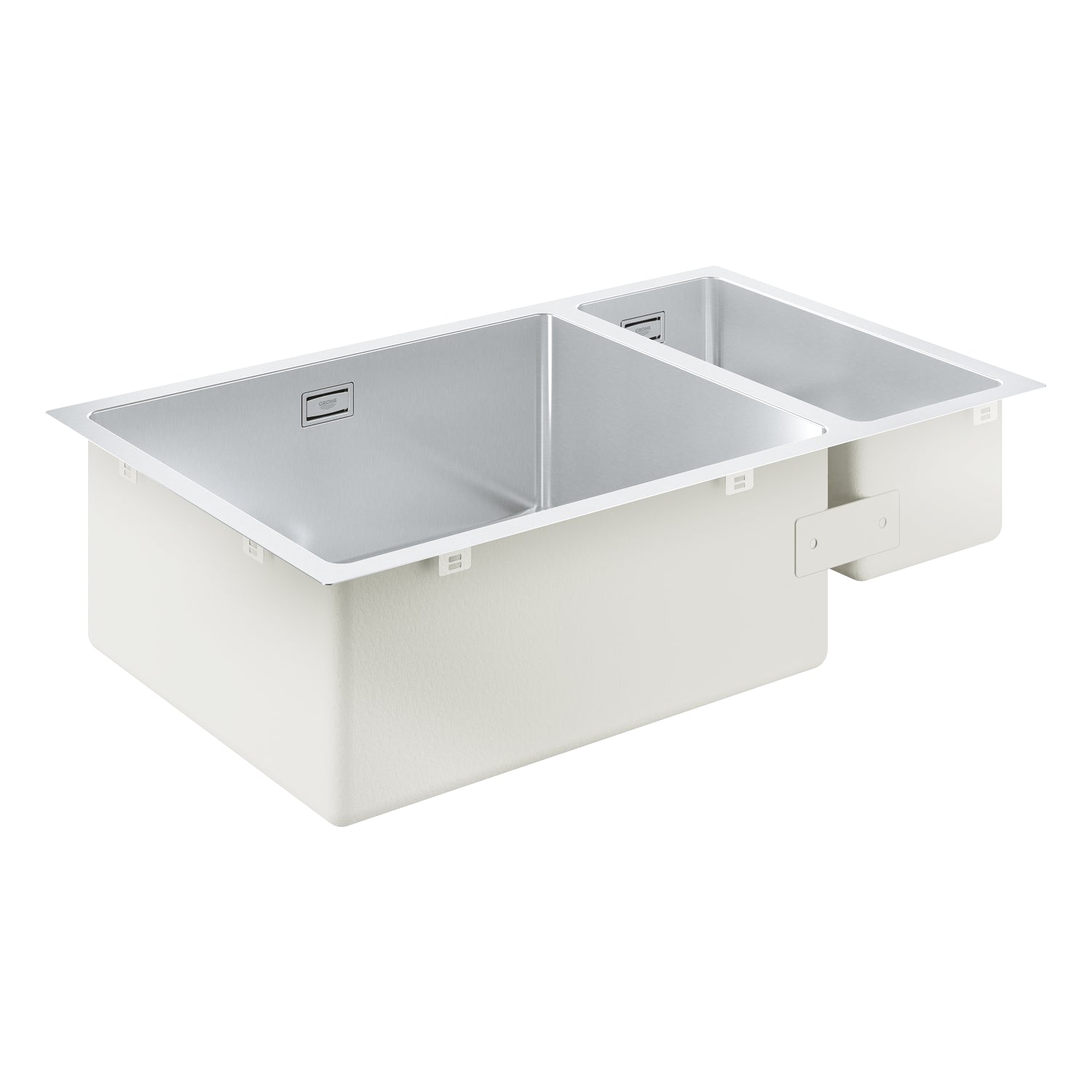 Grohe K700U 1,5 Gözlü Eviye, Paslanmaz Çelik (76x45 cm - Sağ Hazneli) - alternatif görünüm - GROHE 31575SD1