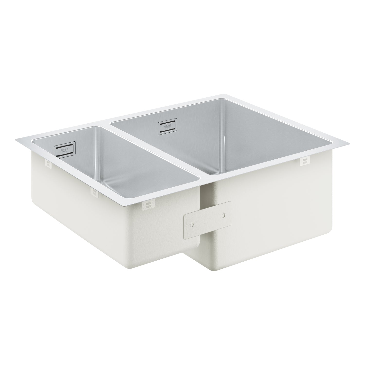 Grohe K700U 1,5 Gözlü Eviye, Paslanmaz Çelik (60x45 cm - Sağ Hazneli) - alternatif görünüm - GROHE 31576SD1