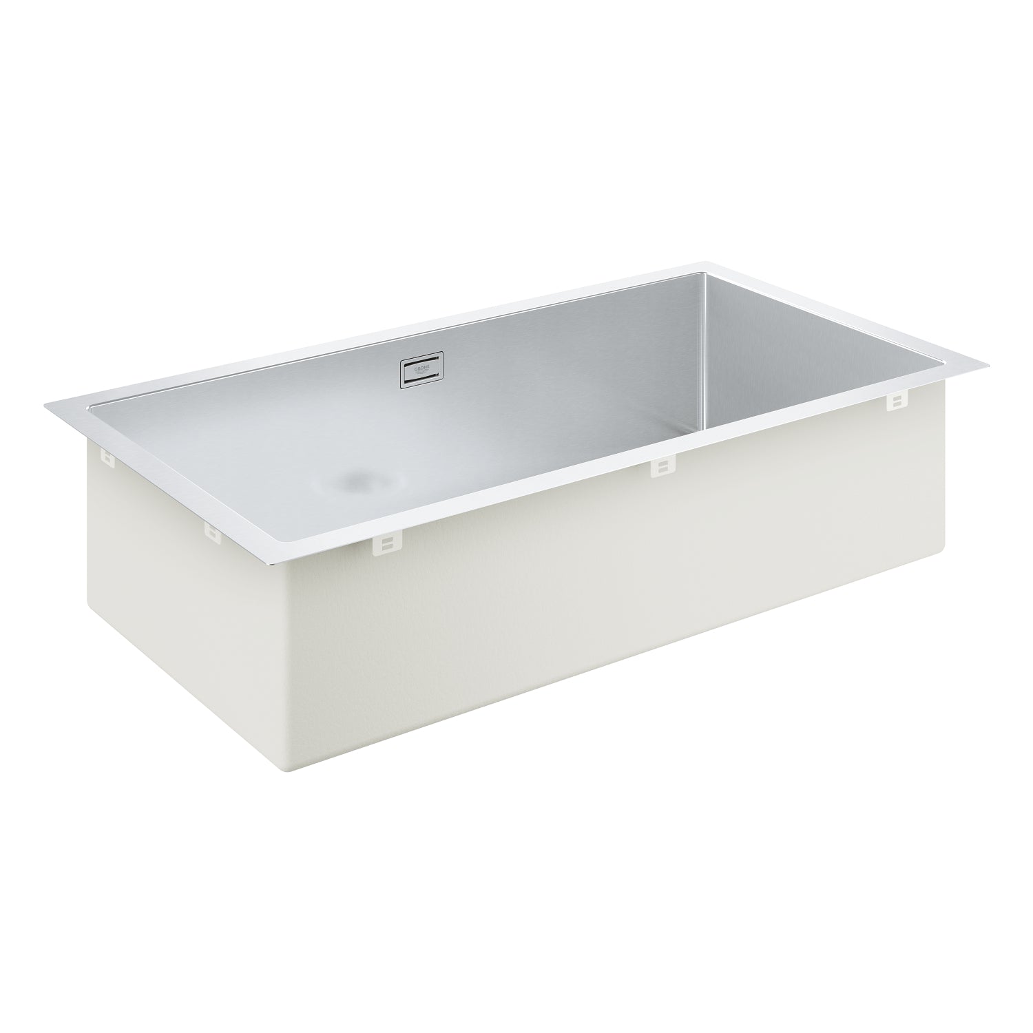 Grohe K700 Tek Gözlü Eviye, Paslanmaz Çelik (86x46 cm) - alternatif görünüm - GROHE 31580SD1