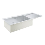 Grohe K1000 Damlalıklı Tek Gözlü Eviye, Paslanmaz Çelik (Sağ Damlalıklı, 116x52 cm) - alternatif görünüm - GROHE 31581SD1