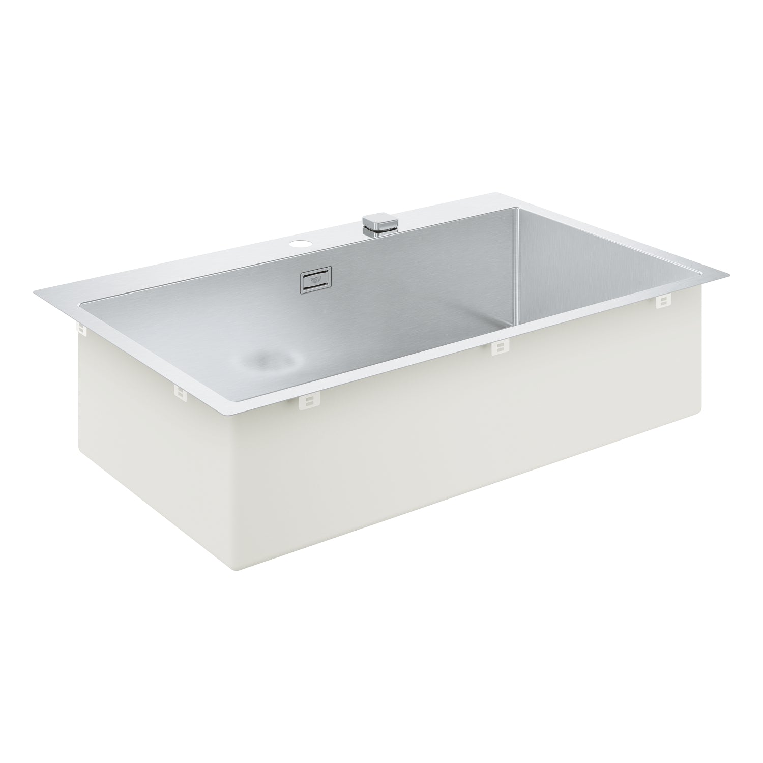 Grohe K800 Tek Gözlü Eviye, Paslanmaz Çelik (84x51 cm) - alternatif görünüm - GROHE 31584SD1