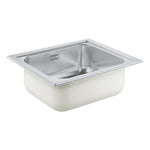 Grohe K200 Tek Gözlü Eviye, Paslanmaz Çelik (53x46 cm) - alternatif görünüm - GROHE 31719SD0