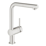 Grohe Minta Eviye Bataryası, Paslanmaz Çelik - alternatif görünüm - GROHE 32168DC0