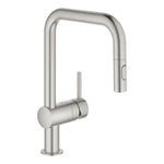 Grohe Minta Spiralli Eviye Bataryası, Döner Borulu, Paslanmaz Çelik - alternatif görünüm - GROHE 32322DC2