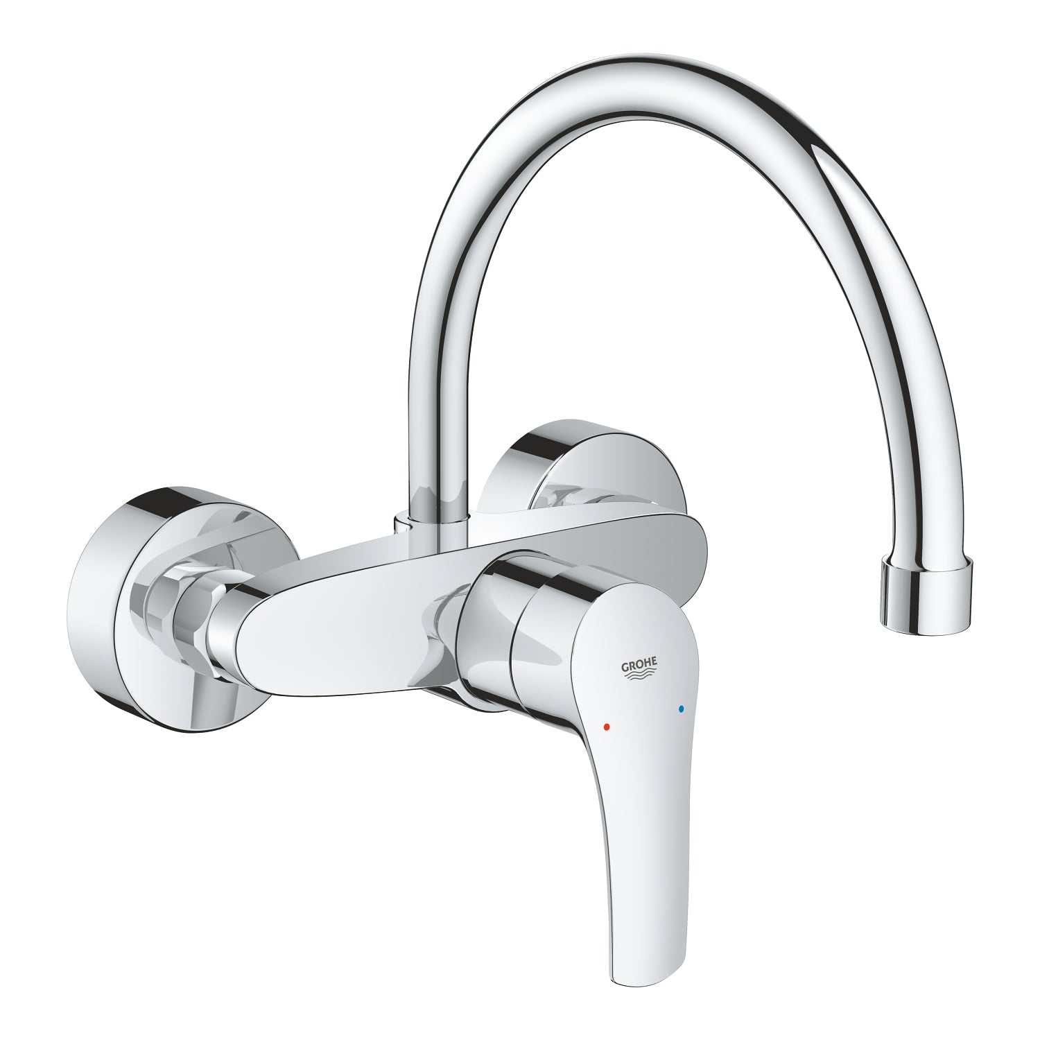 Grohe Eurosmart Duvardan Lavabo Bataryası - alternatif görünüm - GROHE 32482003