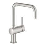 Grohe Minta Eviye Bataryası, Paslanmaz Çelik, L-Tip - alternatif görünüm - GROHE 32488DC0