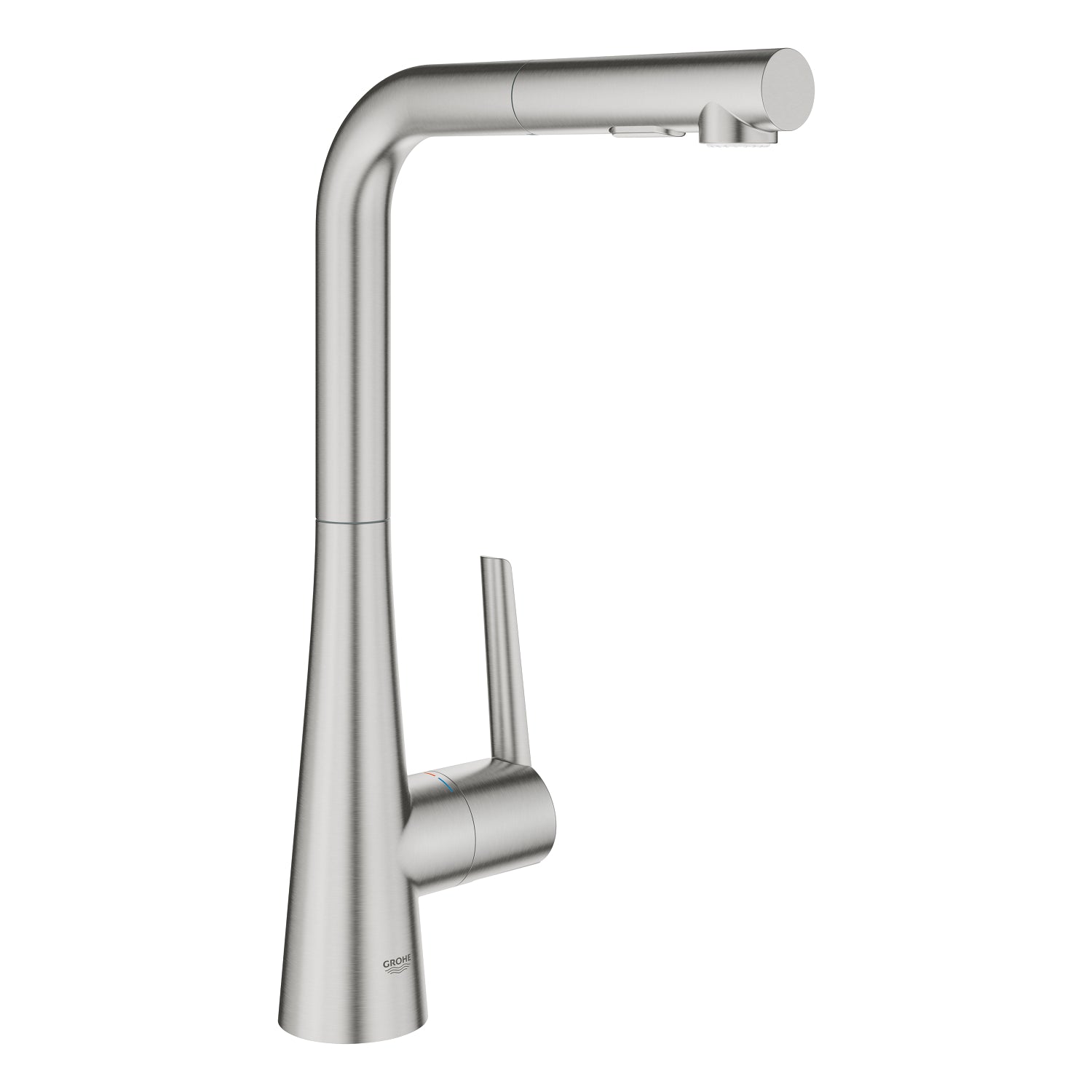 Grohe Zedra Spiralli Eviye Bataryası, Paslanmaz Çelik - alternatif görünüm - GROHE 32553DC2