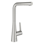 Grohe Zedra Spiralli Eviye Bataryası, Paslanmaz Çelik - alternatif görünüm - GROHE 32553DC2