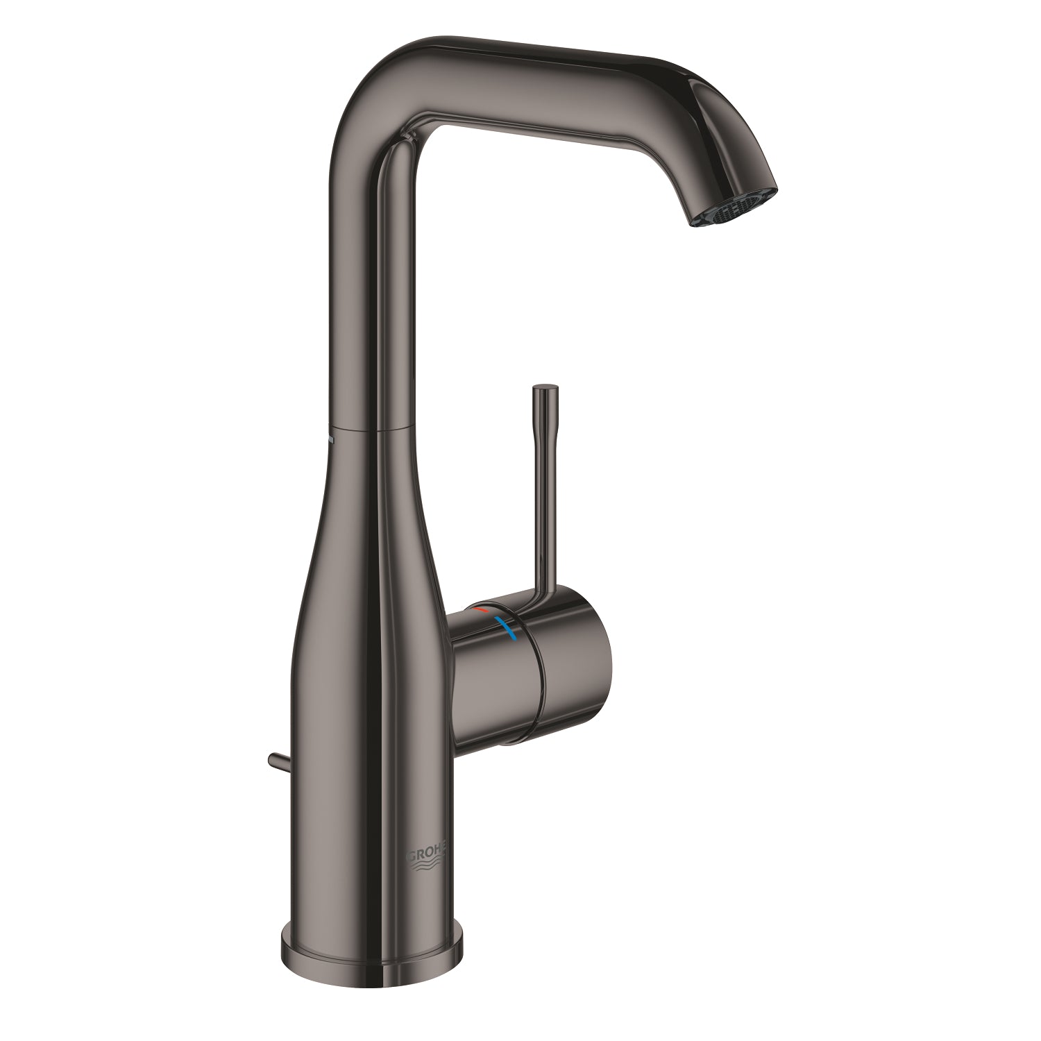 Grohe Essence New Yüksek Lavabo Bataryası, Sifon Kumandalı, Sert Grafit - alternatif görünüm - GROHE 32628A01
