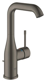 Grohe Essence New Yüksek Lavabo Bataryası, Sifon Kumandalı, Fırçalı Sert Grafit - GROHE 32628AL1