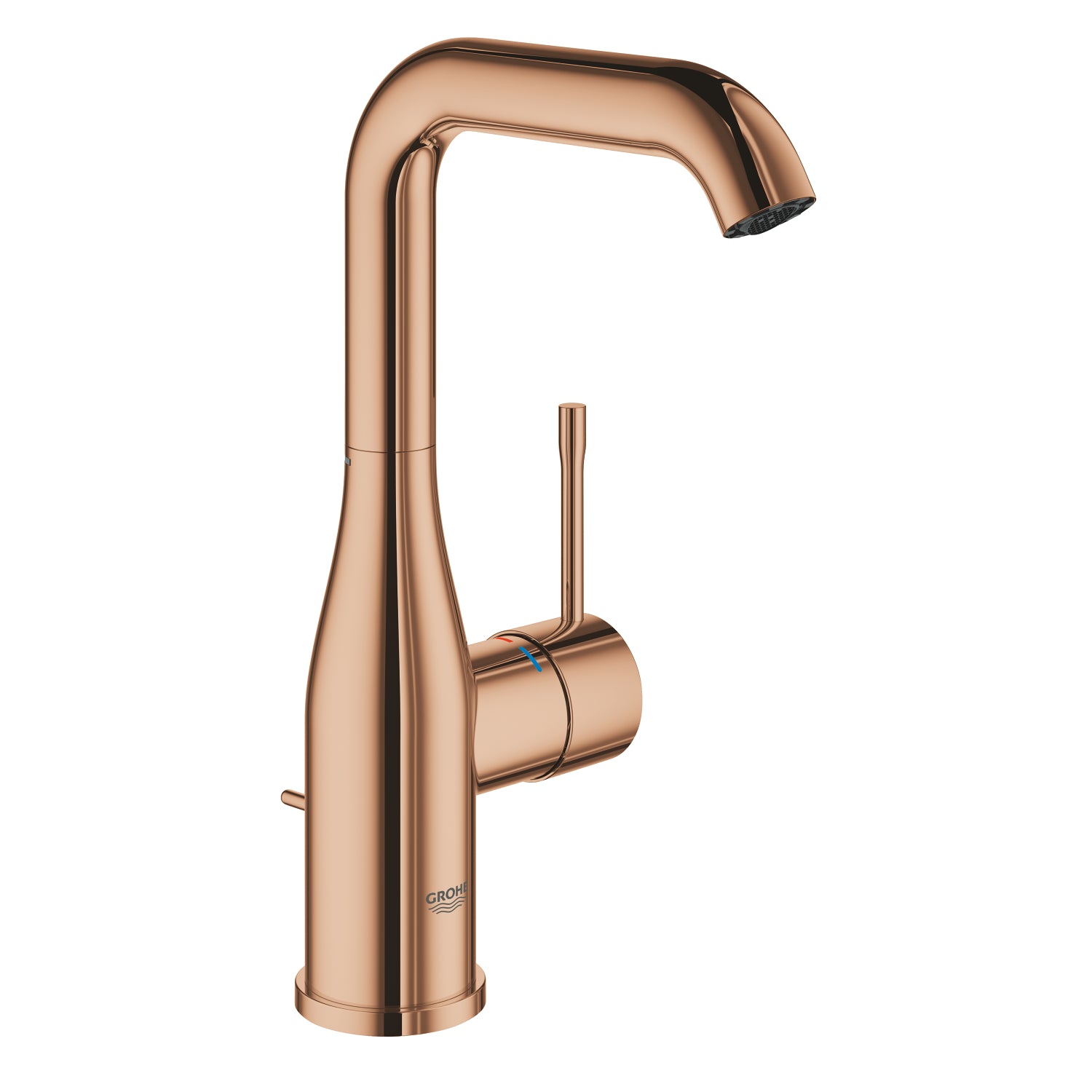 Grohe Essence New Yüksek Lavabo Bataryası, Sifon Kumandalı, Bakır - alternatif görünüm - GROHE 32628DA1