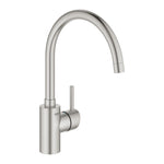 Grohe Concetto Eviye Bataryası, Paslanmaz Çelik