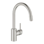 Grohe Concetto Eviye Bataryası, Paslanmaz Çelik
