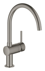 Grohe Minta Eviye Bataryası, Fırçalı Sert Grafit - GROHE 32917AL0