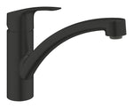 Grohe Eurosmart Döner Başlıklı Eviye Bataryası, Mat Siyah - GROHE 332812433