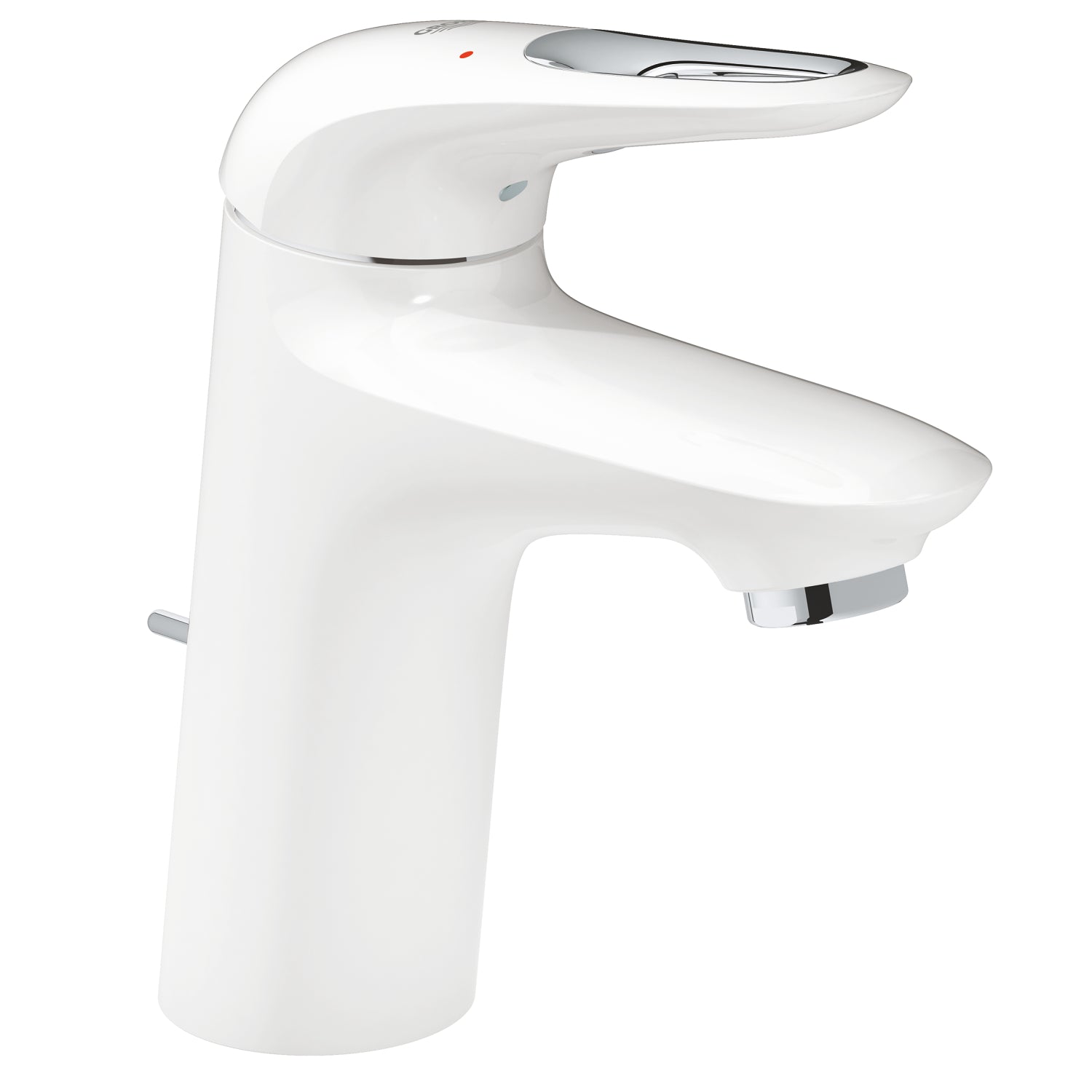 Grohe Eurostyle Lavabo Bataryası, Sifon Kumandalı, Ay Beyazı-Krom - alternatif görünüm - GROHE 33558LS3