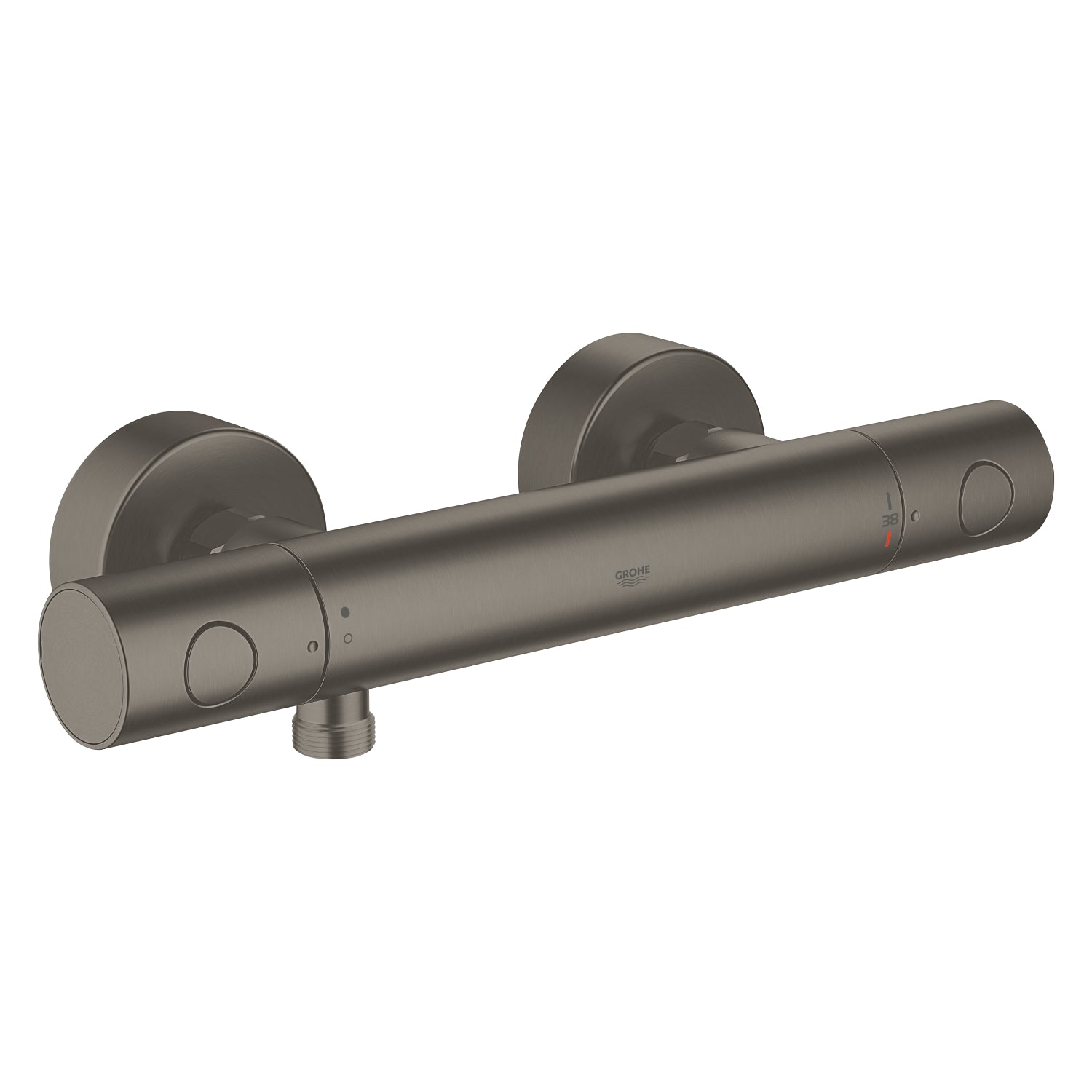 Grohe Grohtherm 1000 Cosmopolitan M Termostatik Duş Bataryası, Fırçalı Sert Grafit - alternatif görünüm - GROHE 34065AL2