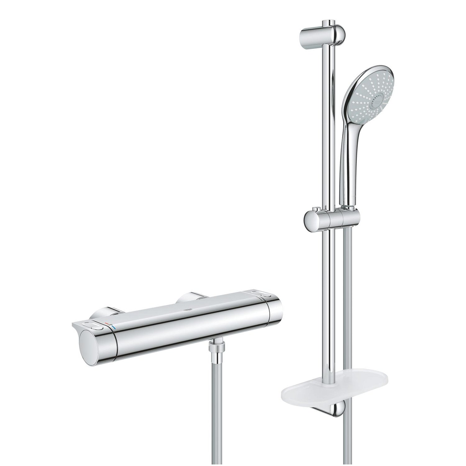 Grohe Grohtherm 2000 Termostatik Duş Bataryası ve Sürgülü Duş Takımı - alternatif görünüm - GROHE 34195001