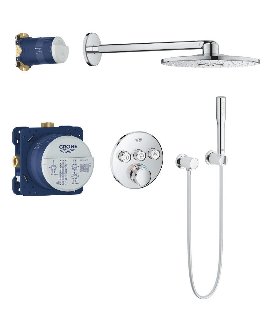 Grohe Grohtherm SmartControl Rainshower SmartActive 310 Ankastre Termostatik Duş Seti