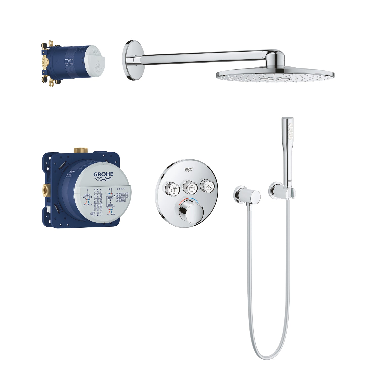 Grohe SmartControl Ankastre Duş Seti - alternatif görünüm - GROHE 34709000