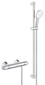 Grohe Grohtherm 1000 Termostatik Duş Bataryası ve Sürgülü El Duşu Seti - GROHE 34824005